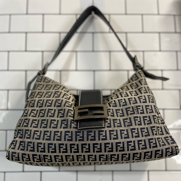 Vintage Fendi Borsa Tracolla Zucca - Picture 3 of 14